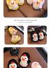 Children's Winter Cartoon Duck Slippers - Warm Velvet, Thick Sole, Indoor Cotton Shoes with Heel