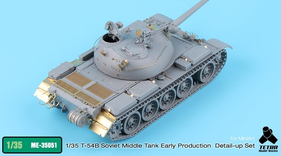 Tetra Model ME Series Russian Medium Tank Early Production Type Plastic Model Parts ME3551 1/35 T-54B (MIN)