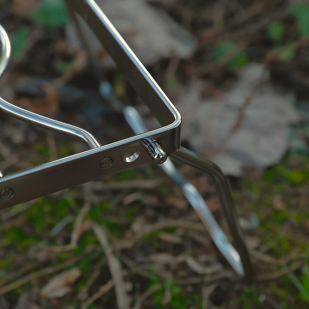 [Amazon.co.jp Exclusive] NANGOGEAR Grill Stand, Standard, 2-Level Height Adjustable, Stove Stand 11203 (MS-1012)