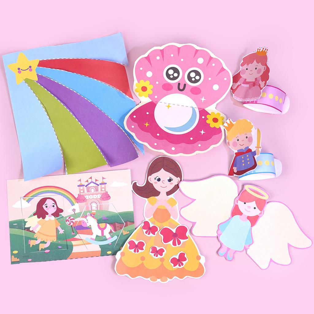 Kids Cutting Set for Creative Activities, DIY Scissor Skills for Children