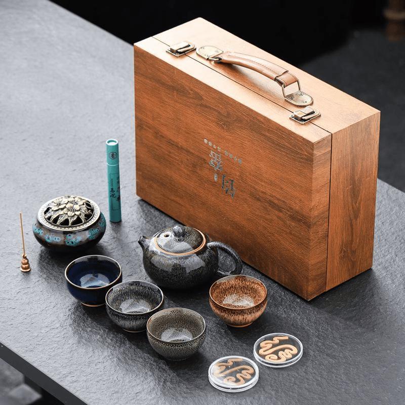 Palace Museum Inspired Ceramic Tea Set