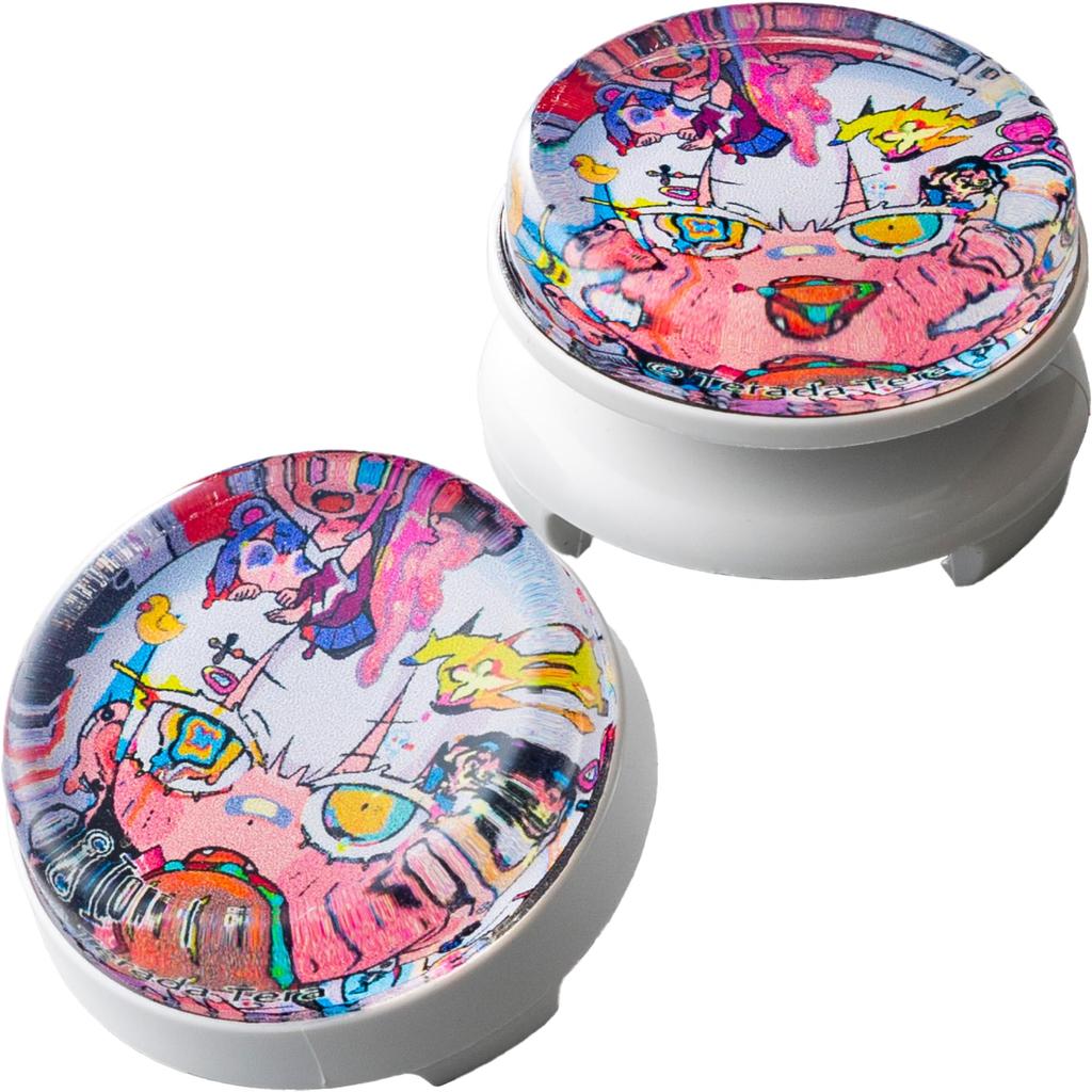 Wizard Room Colorful Freak Tera Terada Collaboration Compatible with PS4 PS5 Switch Pro Design (Concave, E)