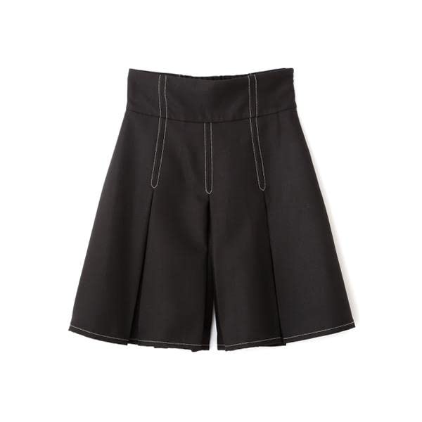 Jill by Jill Stuart Women's High-Waisted Tucked Mini Skirt Casual Pants, Black