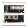 PCIE NVME Adapter M2 PCI Express 3.0 X1 X4 X8 X16 Expansion Card Riser Converter Supports 2230 2242 2260 2280 M Key M.2 NVME SSD