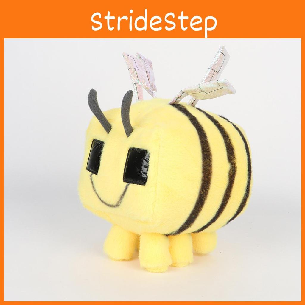 Plush Bee Minecraft Toys Animal Realistic Look Children Room Decor Gift Doll