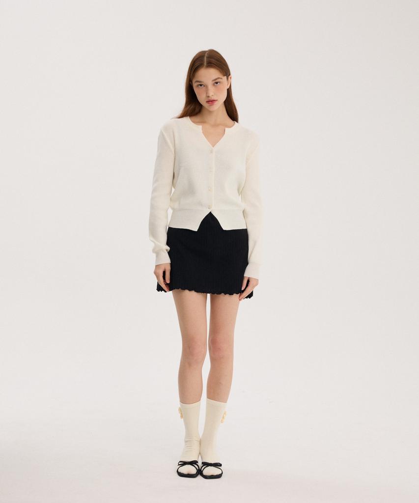 Lilykori Lea Natural Cardigan (Ivory)