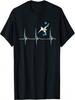 Argentina Flag Heartbeat EKG Pulse Argentina Soccer Team T-Shirt