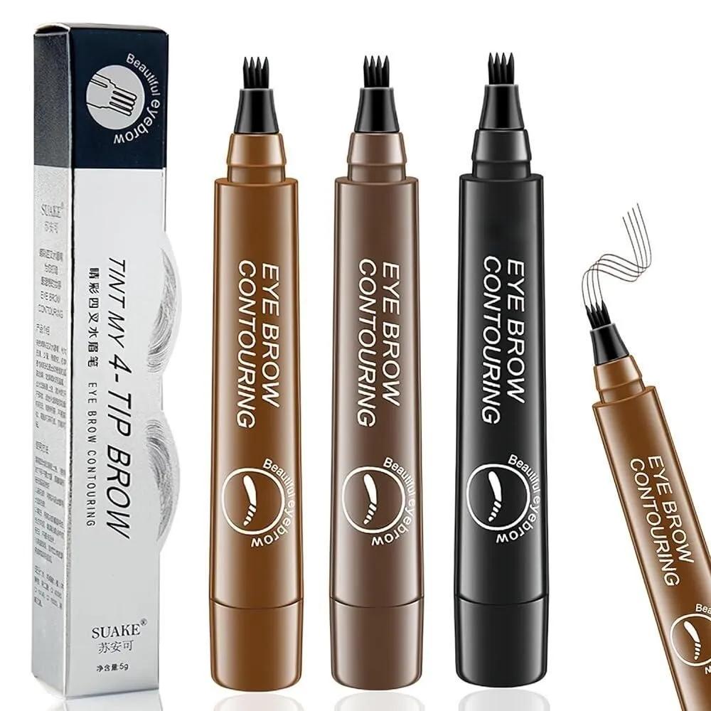 

SUAKE Eyebrow Contouring Pen - Magically precise waterproof eyebrows, easy shaping of 3, smudge-resistant for a natural look
