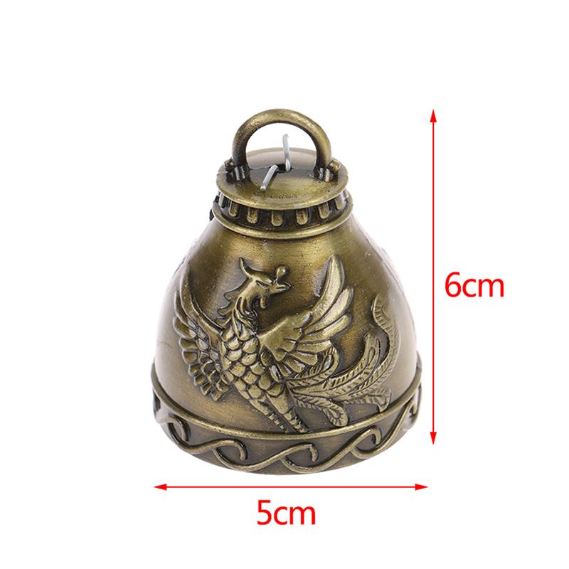 1PC Antique Bell For Good Luck Lucky Blessing Feng Shui Wind Chime Bell