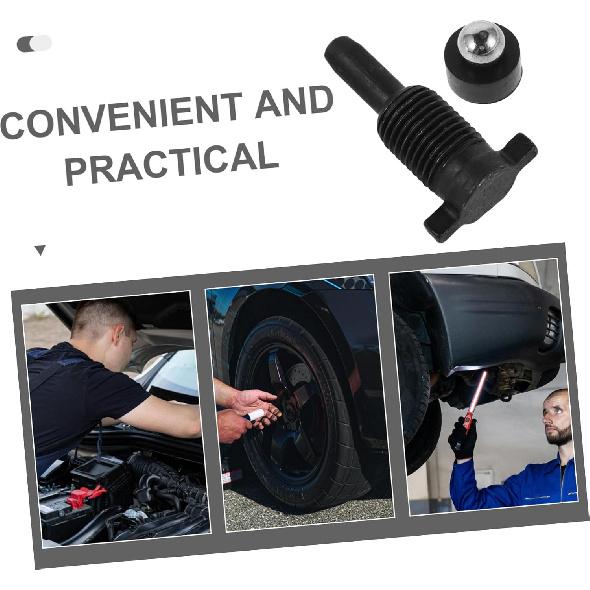 HEALLILY Vertical Jack Accessories Oil Return Valve Air Release Wire Oil Seal Beads Small Screw Plug for Hydraulic Jacks Car Repair