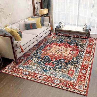 Alfombra Estilo Europa Persia Marruecos Sala de Estar Sofá Dormitorio Estudio Cocina Felpudo de Entrada Antideslizante Lujo Ligero Decoración del Hogar