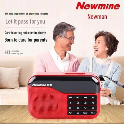 Newmine N61 Portable FM Radio Bluetooth Speaker CN Plug (adapter Included)