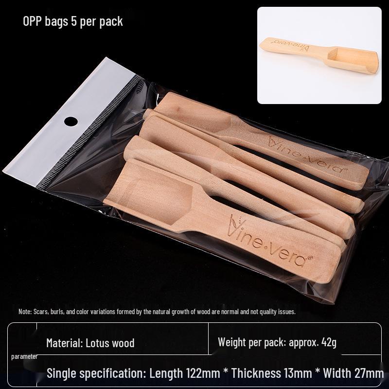 Solid Wood Tea and Bath Salt Spoon Set - Small Wooden Accessories