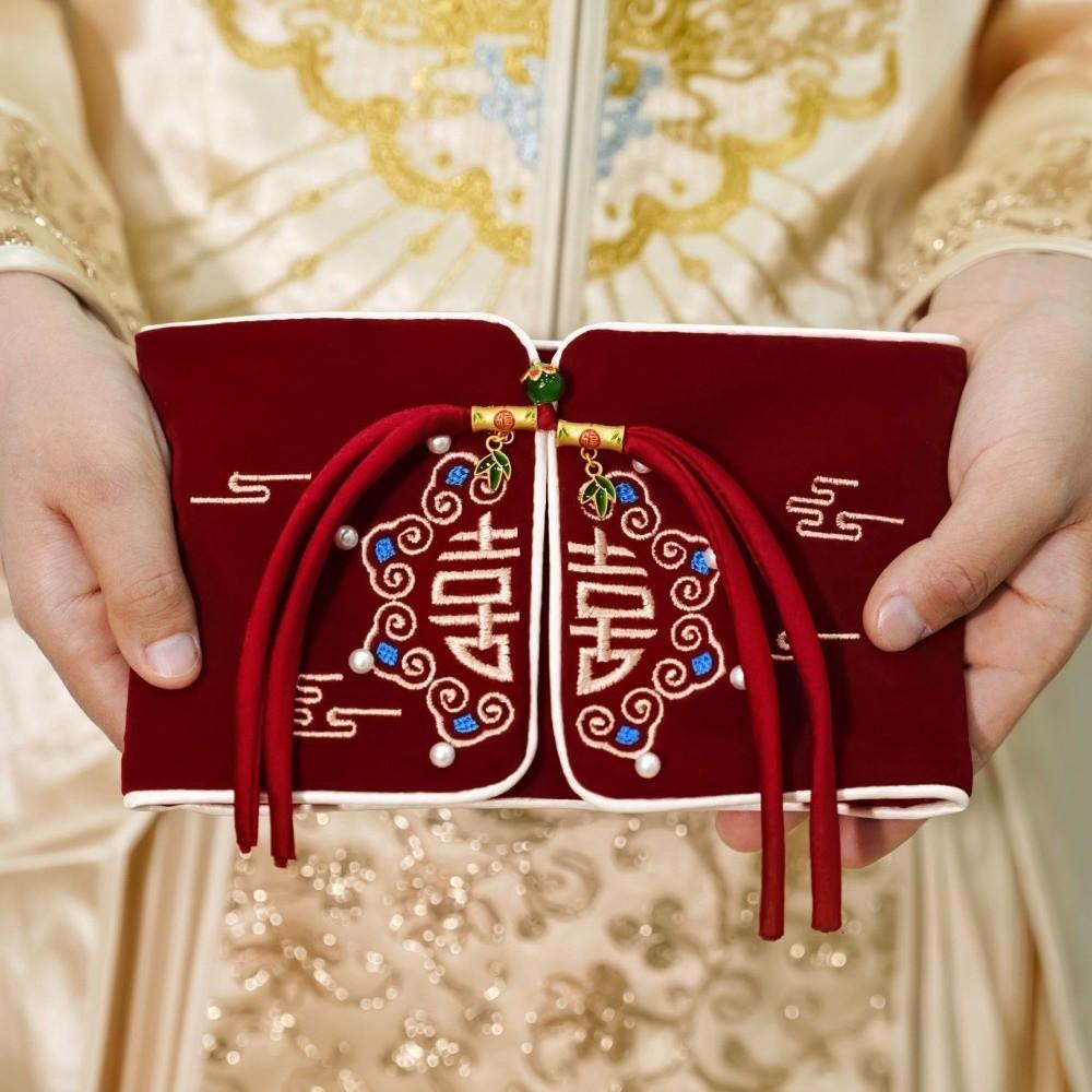 Embroidery Design Money Packet Handmade Best Wishes Envelope Wedding Envelope  Chinese New Year