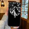 M-MARCELO B-BURLON For IPhone 15 16 Pro Max 11 12 13 14 XS XR X Plus 16E Matte Translucent Phone Cover