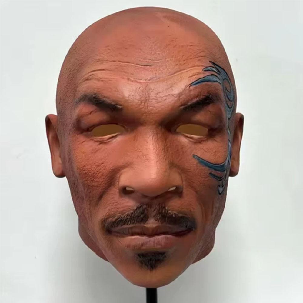 Mike Tyson Full Head Latex Mask For Cosplay Dress Up and Hallowen