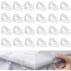 Transparent Tablecloth Clip, Tablecloth Clip, Picnic Table Cloth Clip, Tablecloth Non-slip and Anti-wrinkle Fixing Clip