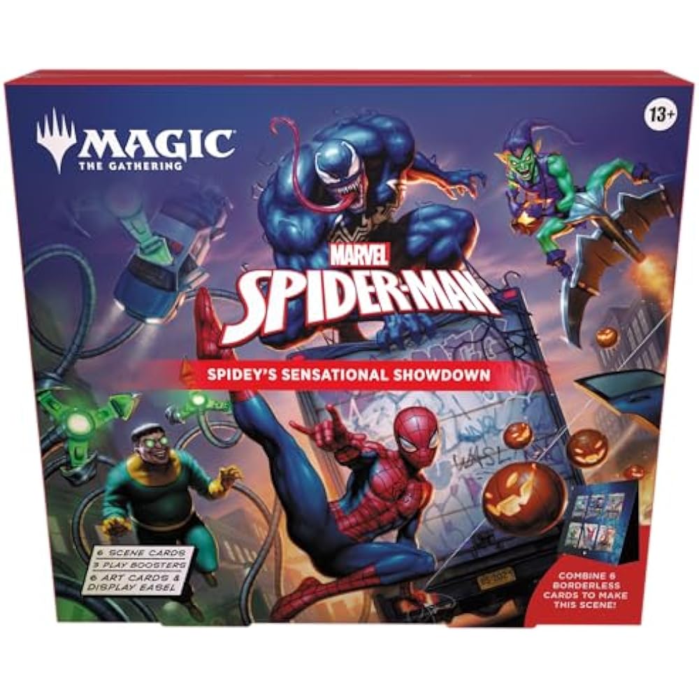 Magic: The Gathering Marvel Spider-Man Scene Box English MTG Treca Wizards of the Coast SPM D4531...