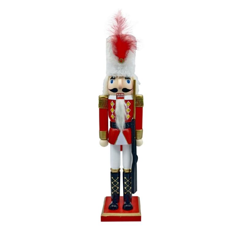 Christmas Nutcrackers Ornament Wood Nutcrackers Soldier Decorations for Christmas Figures Gift