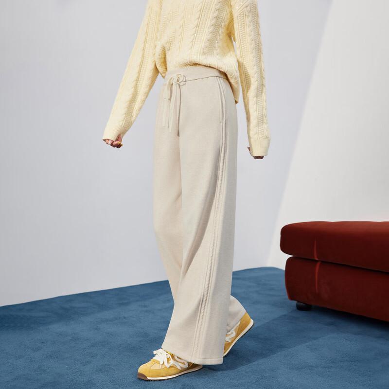 IEF 2025 Winter Loose Straight Wide-Leg Pants