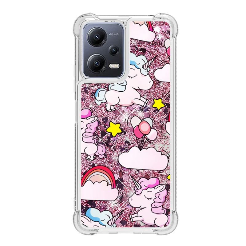 Redmi Note 12 Pro Case For Funda Xiaomi Redmi Note 12 Pro Cover Quicksand Dynamic Liquid Case On Redmi Note12 12Pro Phone Cases