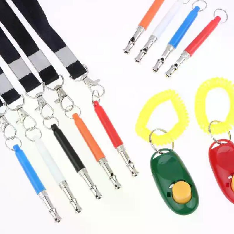 1Pcs Ultrasonic Dog Training Whistle - Adjustable Silent Stop Barking Control Tool With Rope Pets Discipline Supplies Flute