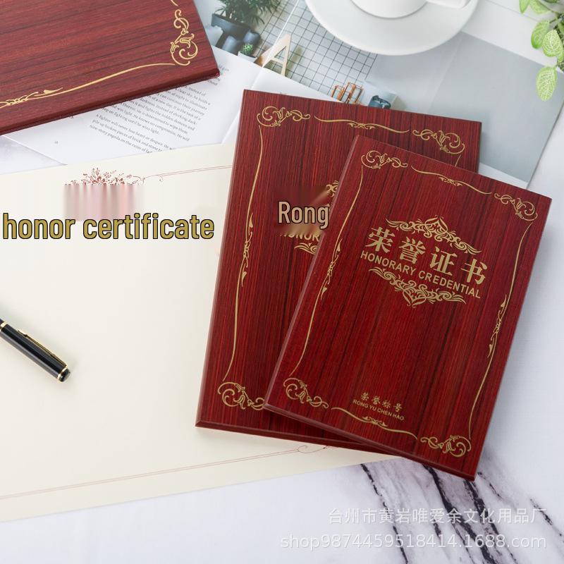 Premium Wooden Certificate and Letter Presentation Case 12K 21x14.5cm