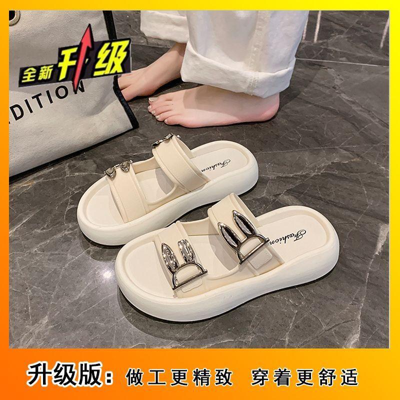 Fashion Buckle Outer Wear Beach Sandals Platform Slippers Outer Wear Women's Summer and Autumn New
