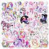50 Unicorn Graffiti Stickers Luggage Water Cup Computer Notebook Waterproof Sticker Hand Account Decoration