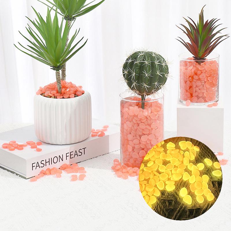1cm Luminous Fluorescent Stones for Aquarium and Garden Landscaping