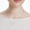 Swarovski Imber Single Round Crystal Pendant Necklace Women Necklace Silver 5696039