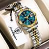 POEDAGAR Original Elegant Women Clock Luminous Waterproof Stainless Steel Women's Watches Date Business Quartz Ladies Wristwatch