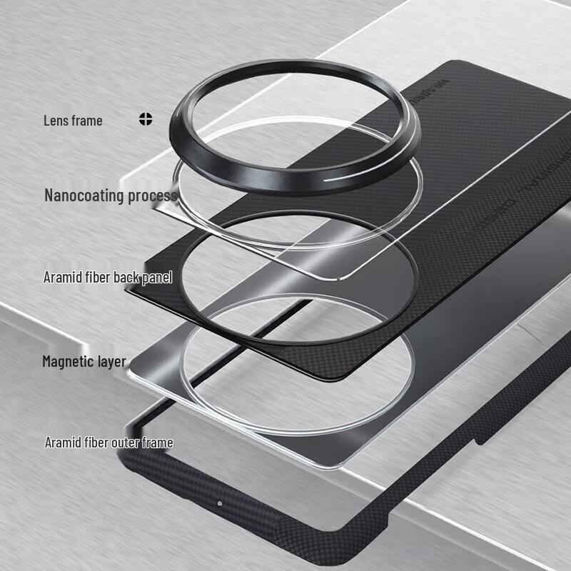 Aramid Fiber Magnetic Business Phone Case for Huawei Mate X5/X3