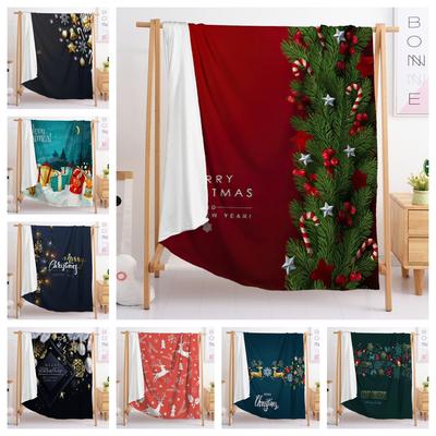 Couvertures en flanelle, Couvertures de chambre à coucher, Couvertures de lit européennes et américaines, Couvertures à thème de Noël, Universelles pour toutes les saisons
