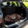 1Pcs Hand-Painted Lion Head Car Trunk Mat with Anti Slip Cargo Liner Waterproof Rear Storage Protector Floor Mat for SUV Sedan V