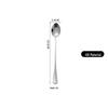 304 Stainless Steel Double-Headed Spiral Bar Spoon with Long Handle