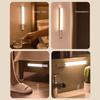 LED Bar Lights Ultra Thin Cabinet Light Motion Sensor Night Light  Rechargeable Wardrobe Cabinet Lights for Kitchen Bedroom