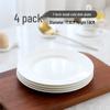 Xinrong Pure White Bone China Dinner Plates
