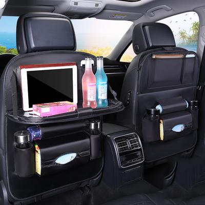 Car Organizer Universal Auto Back Seat Storage Dining Table Car Seat Back Organizer Storage Bag Travel Holder Protector