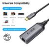Tech-Protect Ultraboost Adapter Type-C To Ethernet Rj45 1000Mbps Black