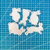 2pcs Easter Rabbits Metal Cutting Dies Scrapbooking Card Making Album Photo Craft