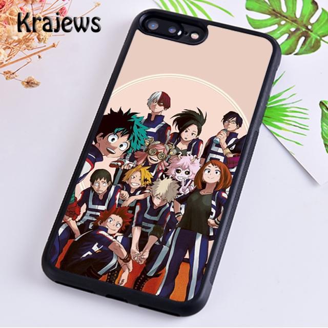 Krajews Boku no My Hero Academia Soft Phone Case Cover For iPhone 14 5 6s 7 8 plus X XR XS 11 12 13 pro max Samsung S21 S22ultra