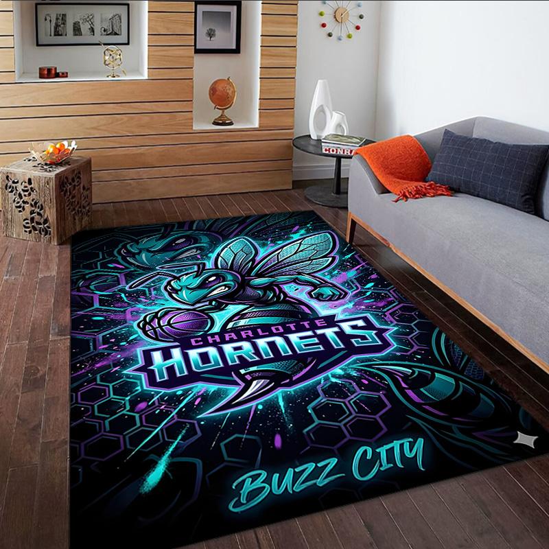 Space Hornets Logo  Carpet, Kitchen Rugs, Yoga Mat, Non-Slip Mats, Rug for Bathroom, Living Room Bedroom, Camping Rugs Christmas Gift
