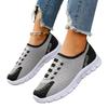 Fashion 2025 Shoes Female Knitted Women's Vulcanize Shoes Breathable Women Sneakers Mixed Colors Slip on Low Heel Outdoor Casual Shoes