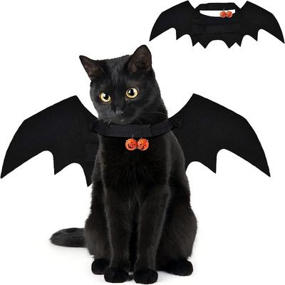 Mode kattkläder fladdermusvingar katt hundkläder konstgjorda vingar husdjurskläder rollspelsrekvisita Halloween Jul husdjursartiklar