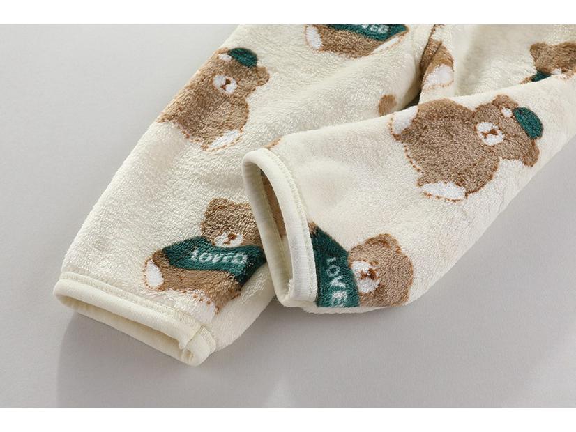 Unisex Baby Flanell Strickjacke & Thermounterwäsche Set - Herbst/Winter Neugeborenen Outfit