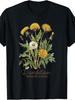 Dandelion T-Shirt Plus Size Retro Casual Round Neck Printed T-Shirt Unisex