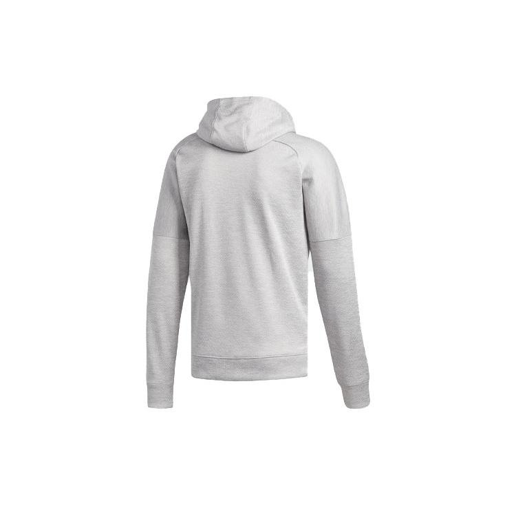 adidas Sweatshirts Men's Gray Hooded Moderate Regular DH9017
