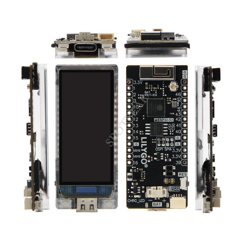 

Плата розробки ESP32-S3 з 1,91-дюймовим AMOLED-дисплеєм, модулем Bluetooth та Wi-Fi