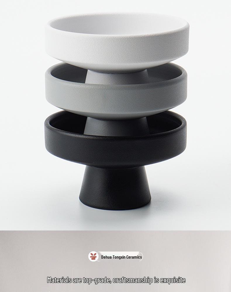 Minimalist Hydroponic Ceramic Flower Pot - Elegant Home & Office Decor